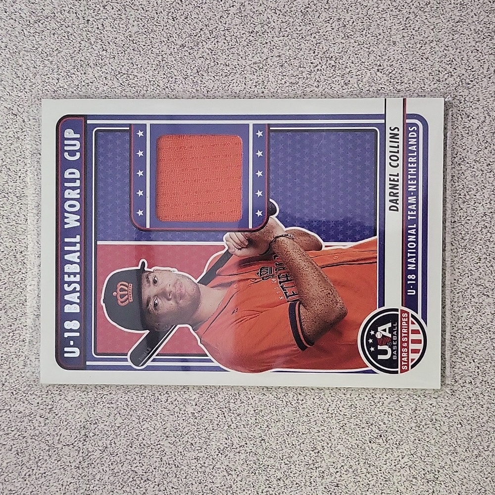2023 Panini USA Stars and Stripes U-18 Baseball World Cup Darnel Collins Patch